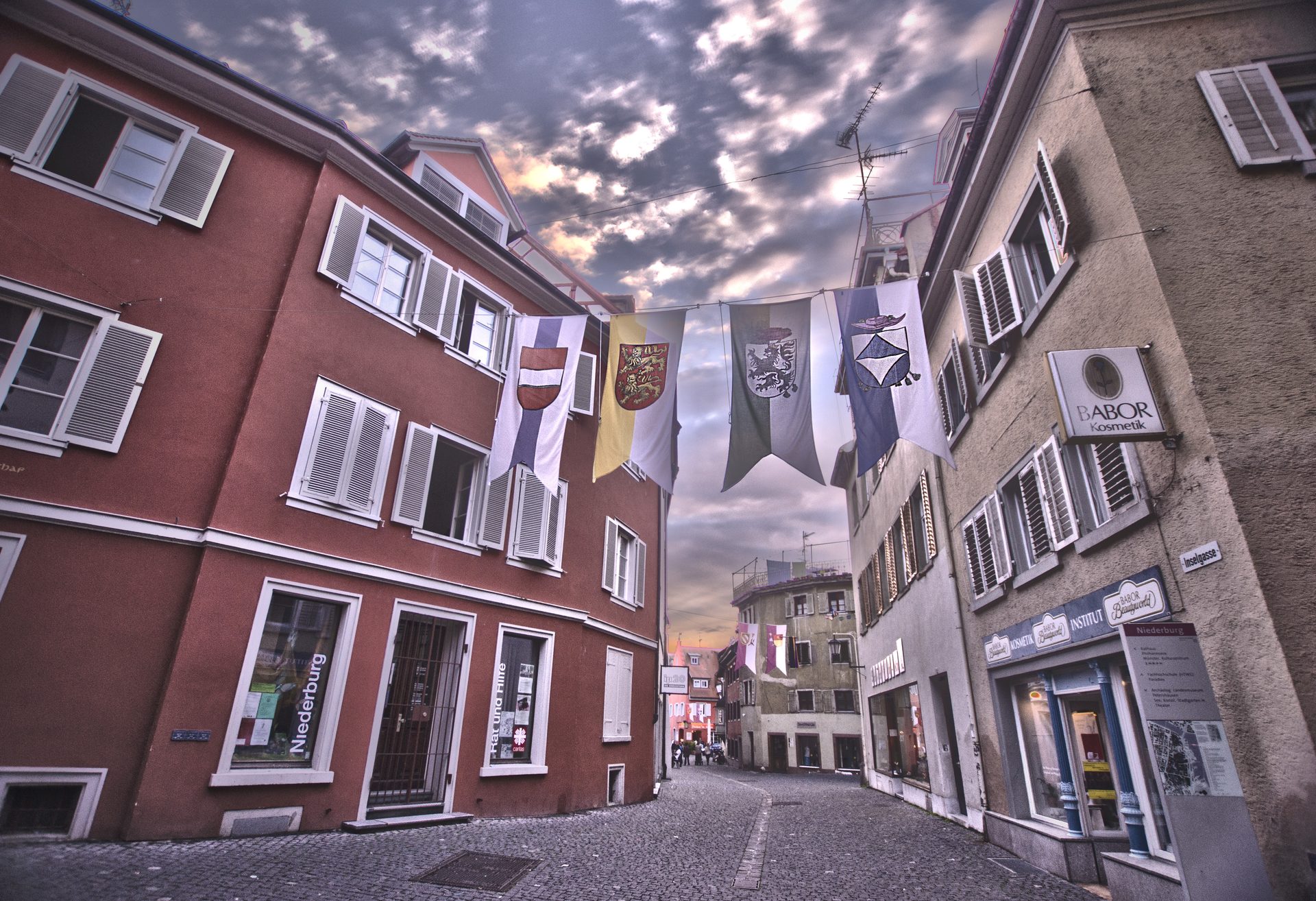 Blick auf die Konstanzer Altstadt am Bodensee